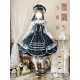 Miss Point Plaid Petal Rabbit JSK(Reservation/2 Colours/Full Payment Without Shipping)